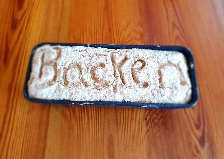 Backen-Brot roh